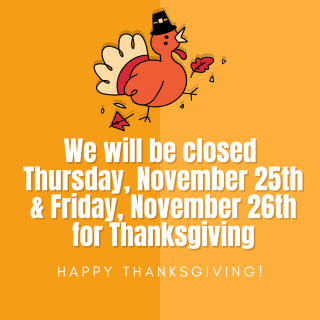 Closed Thanksgiving Notice 